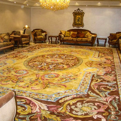 5 Star Living Room Handmade Hotel Carpet Plush Pile Height Modern Design Tapis Rooms