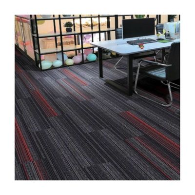 Beijing Meeting Room Carpet Tiles 25x100 with Antimicrobial Treatment and PVC Backing