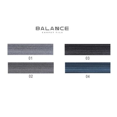 Beijing Meeting Room Carpet Tiles 25x100 with Antimicrobial Treatment and PVC Backing