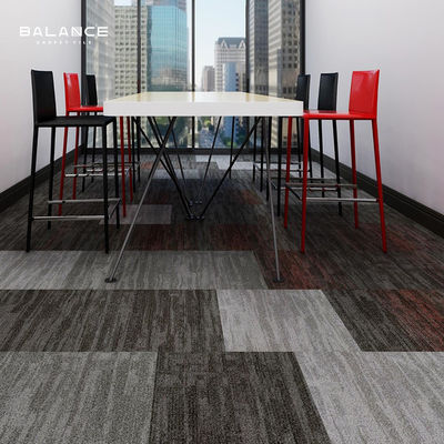 Office Flooring Made Easy 100% Nylon Flat Weave Carpet Tiles with Waterproof Backing