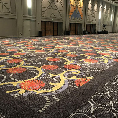 Fire-proof Non Slip Function Wall to Wall Corridor Carpet for Luxury Hotel Lobby