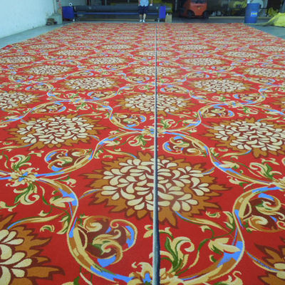 Custom Luxury Wool Nylon Axminster Casino Carpet Medium Pile Washable Office for Hotel