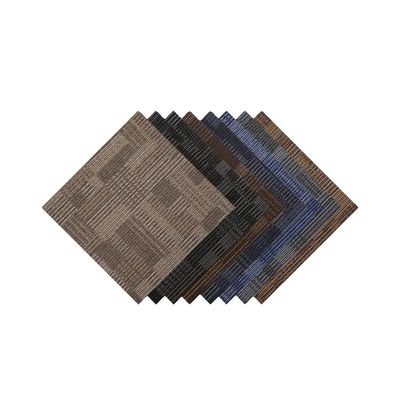 Office and Salon Carpet Tiles Soft Backing Soundproof Floor with Machine Made Design