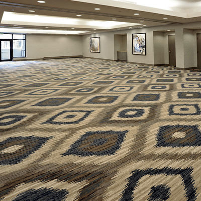 Hotel Room 100% Nylon Printed Broadloom Cut Pile Hotel Carpet with 4m/3.66m Width