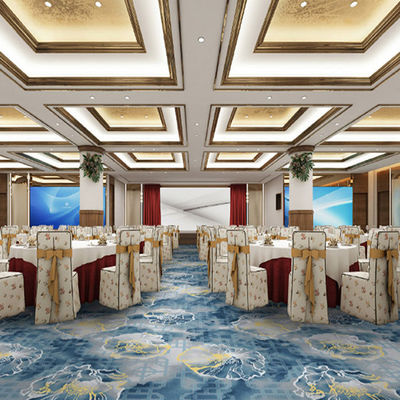 Printed Nylon Carpet in Rectangle Shape for Hotel Ballroom Room and Hallway Decoration