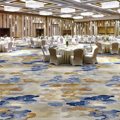 Fireproof Banquet Room Hotel Carpet with Medium Pile Height and 3D Printed Design