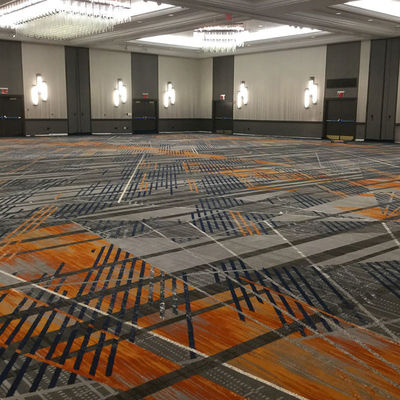 Medium Pile Nylon Hotel Carpet for Custom Design Corridors and Wall to Wall Flooring