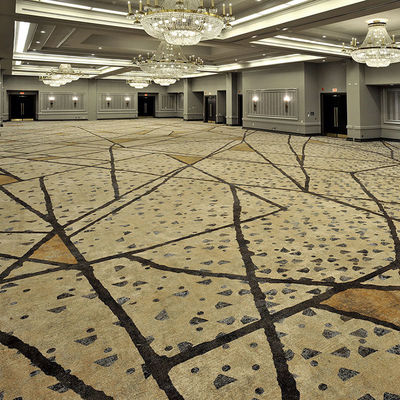 Medium Pile Nylon Hotel Carpet for Custom Design Corridors and Wall to Wall Flooring