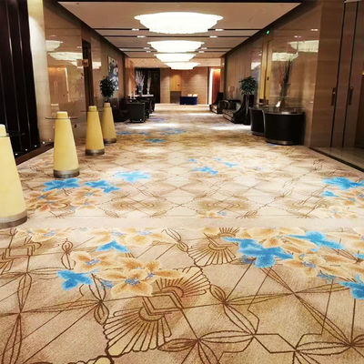 Medium Pile Nylon Hotel Carpet for Custom Design Corridors and Wall to Wall Flooring