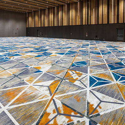 Commercial Room Luxury Wool Floor Carpet for Hotels Movie Theater Design Custom Pattern