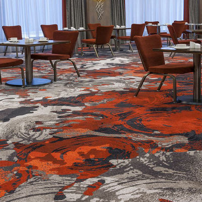 Customized Printed Carpet for Hotel Decoration Floral Design Nylon Material