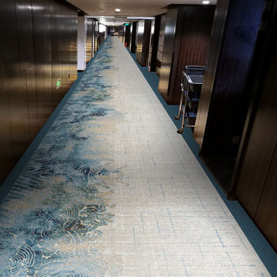 Hotel Home Office Hallway Prayer Anti-Slip Nylon Printed Carpet with Loop Pile Design