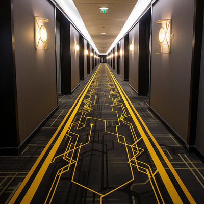 Customized Printed Banquet Hall Carpet in Wool and Nylon Blend for Hotel Decoration