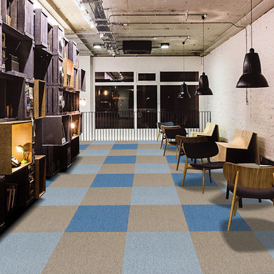 Square Tiles PET FRIENDLY Tapis Modular Carpets 50x50 For Office Commercial Carpet Sale