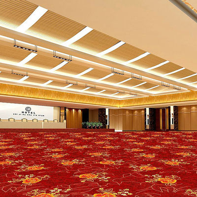 7-15mm Pile Height Axminster Carpet Roll for 5 Star Hotel Ballroom 80%wool 20% Nylon