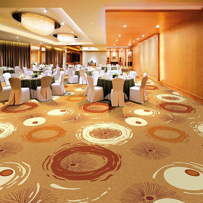 7-15mm Pile Height Axminster Carpet Roll for 5 Star Hotel Ballroom 80%wool 20% Nylon