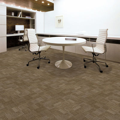 Commercial Office Flooring 50*50cm Carpets with Pvc Backing and 528g/sqm Pile Weight
