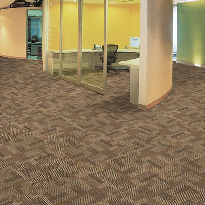 Commercial Office Flooring 50*50cm Carpets with Pvc Backing and 528g/sqm Pile Weight