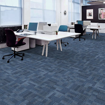 Commercial Office Flooring 50*50cm Carpets with Pvc Backing and 528g/sqm Pile Weight