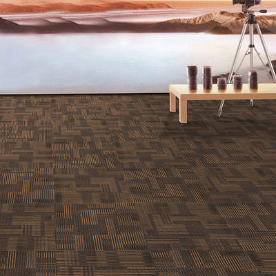 Commercial Office Flooring 50*50cm Carpets with Pvc Backing and 528g/sqm Pile Weight