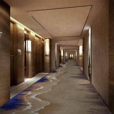 Hotel Hallway PET FRIENDLY 100% Nz Wool Axminster Carpet with Luxury Customized Design