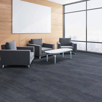 Mulit Level Loop Pile Commercial Carpet Tiles with Modern Design and Waterproof Backing