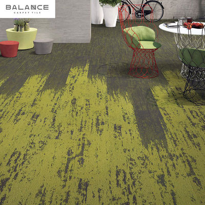 Custom Size Rectangle Tufted Pvc Backed Nylon Carpet Tiles for Office and Gym Floors