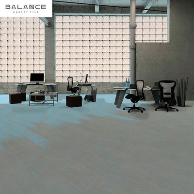 Custom Size Rectangle Tufted Pvc Backed Nylon Carpet Tiles for Office and Gym Floors