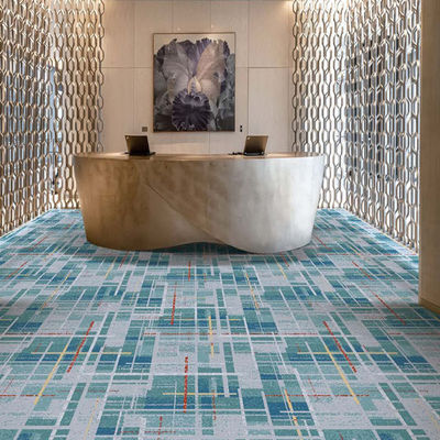 Medium Pile Modern Style Large 5 Star Design Banquet Hall Hotel Carpet Tapis For Hotel
