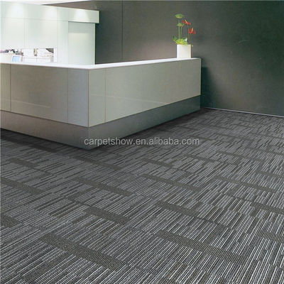 50x50cm Good Ware-Resistant Polypropylene Carpet Tile with PVC Backing