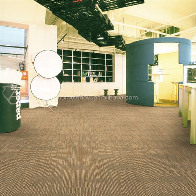 50x50cm Good Ware-Resistant Polypropylene Carpet Tile with PVC Backing