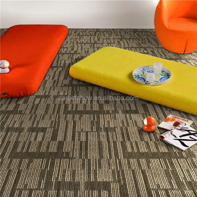 50x50cm Good Ware-Resistant Polypropylene Carpet Tile with PVC Backing