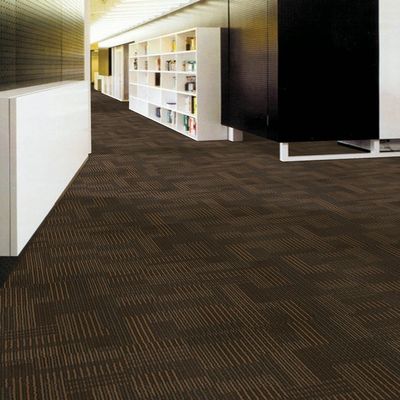 Hotel Modern 100x100 PVC Carpet Tiles with Teen Bedroom and 520g/sqm Pile Weight