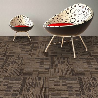 500x500 Hotel Carpet with Green PVC Backing and Loop Pile Construction