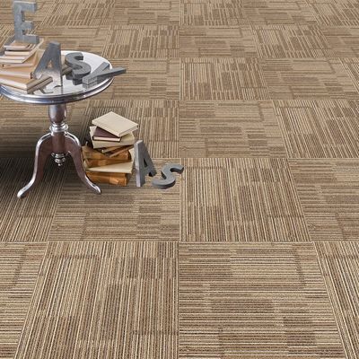 500x500 Hotel Carpet with Green PVC Backing and Loop Pile Construction