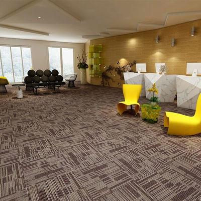 500x500 Hotel Carpet with Green PVC Backing and Loop Pile Construction