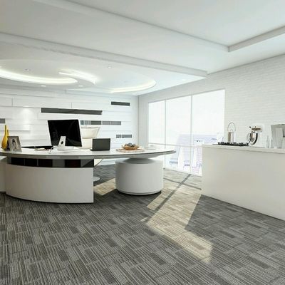 500x500 Hotel Carpet with Green PVC Backing and Loop Pile Construction