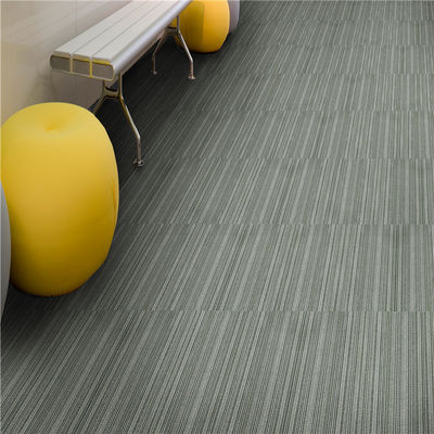 50x50cm PP Loop Pile Carpet Tile for Office Hotel Home Bedroom Floors in Stripe Pattern