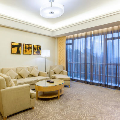 80% Wool and 20% Nylon Modern Fireproof Printed Wall-to-Wall Carpet for Hotel Room
