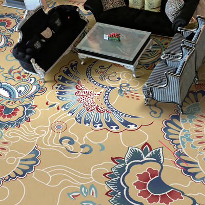 Commercial Axminster Hotel Carpet TAPI Nylon Printed Moquette for Medium Pile Room