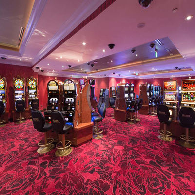 Customized Color Designed 100% Nylon Printed Carpet for Axminster Casino Flooring