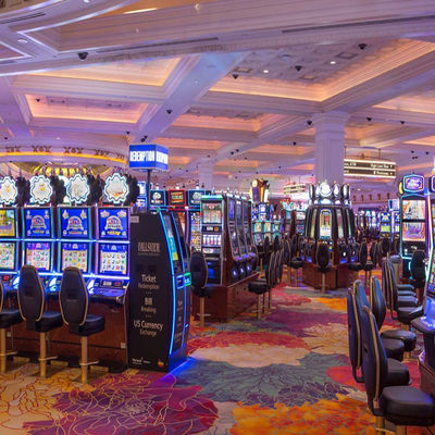 Customized Color Designed 100% Nylon Printed Carpet for Axminster Casino Flooring