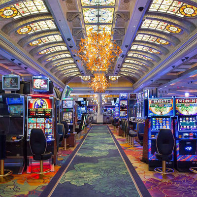 Customized Color Designed 100% Nylon Printed Carpet for Axminster Casino Flooring