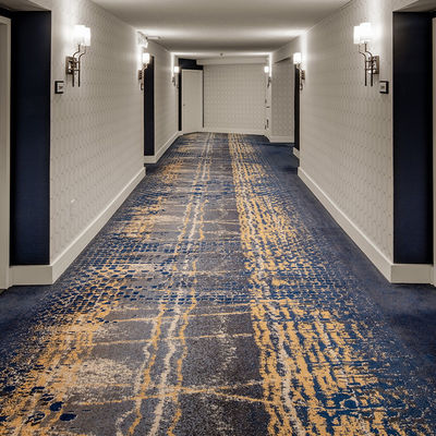 Custom Logo Name Grade PP Hotel Room Carpet Tiles for Hotel Wall-to-Wall Carpets
