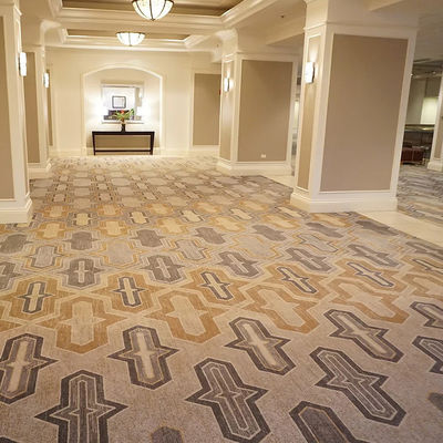 Custom Logo Name Grade PP Hotel Room Carpet Tiles for Hotel Wall-to-Wall Carpets
