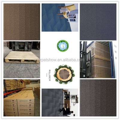 6 Colors Machine Tufted Loop Pile Nylon Soundproof Carpet Tile with Abstract Pattern