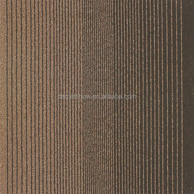 6 Colors Machine Tufted Loop Pile Nylon Soundproof Carpet Tile with Abstract Pattern