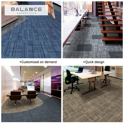 Bitumen Backing PET FRIENDLY Commercial Office PP 50 x 50 Carpet Tiles for PET Owners