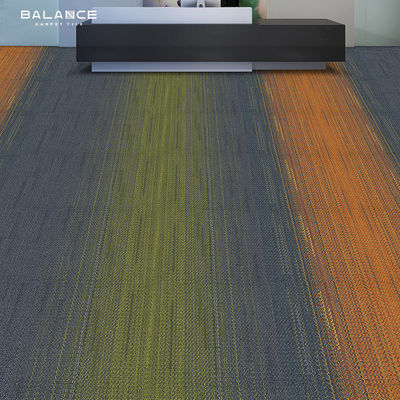 50x50 Nylon Carpet Tiles for Commercial Office Hotel Hallway Total Weight 4400g/sqm