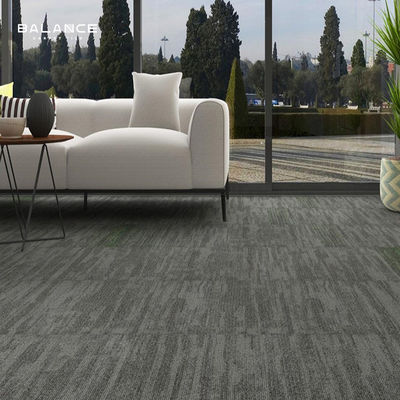 Custom Plain Loop Pile PVC Modular Carpet for Modern Patterns in Commercial Spaces